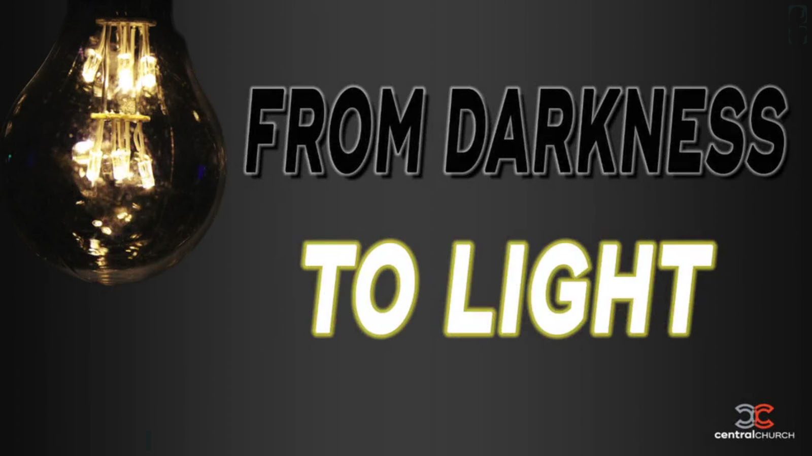 From Darkness to Light: Where Life Is Desired, Light Is Required